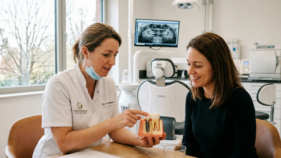 Différence entre implant ou couronne dentaire