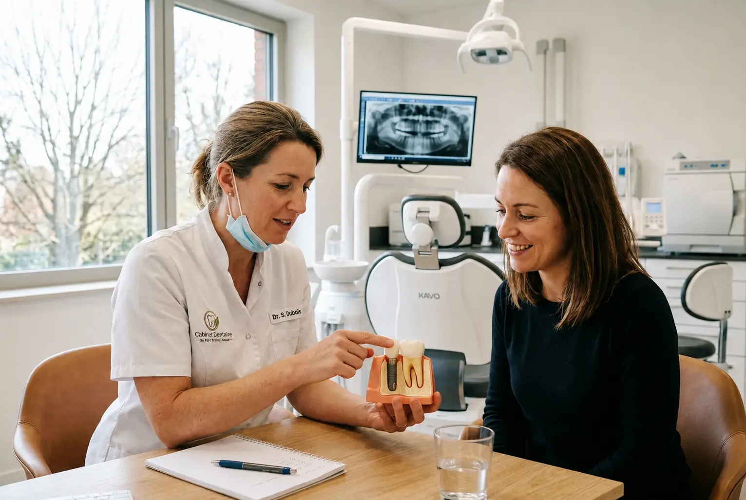 Différence entre implant ou couronne dentaire